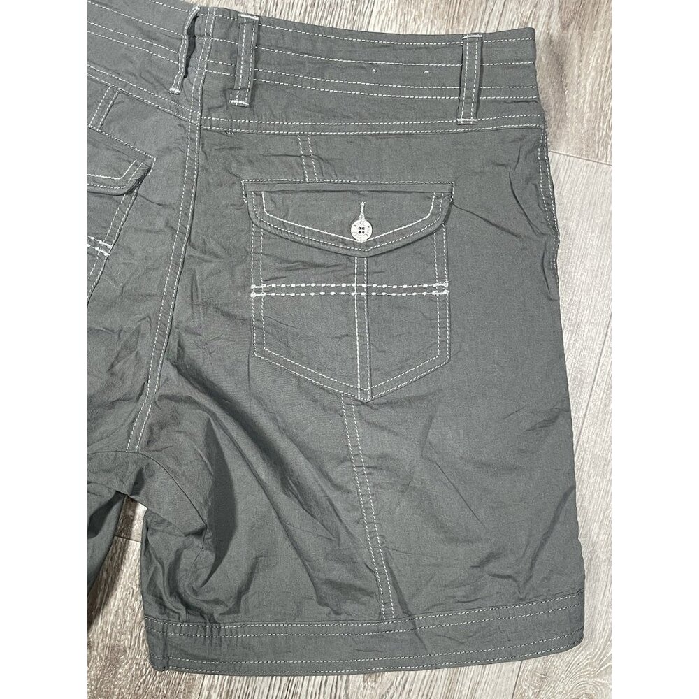 Kuhl Kontra Green Gray Hiking Shorts Inseam 6” - Women Size 10 - Picture 8 of 11